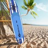 Costway 11’ Inflatable Stand Up Paddle Board SUP W/Carrying Bag Aluminum Paddle Navy - 4 of 4