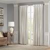 VYNXARIA 52*84"Pleat Curtain Panel with Tieback (Single) White - 3 of 4