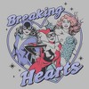 Juniors Womens Batman Valentine's Day Heartbreaker T-Shirt - 2 of 4