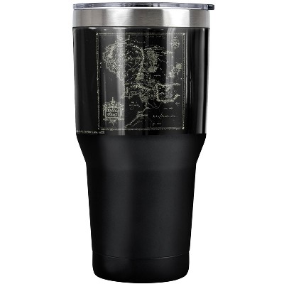 Lord of the Rings Map Of Me Steel Tumbler 30oz Coffee Travel Mug