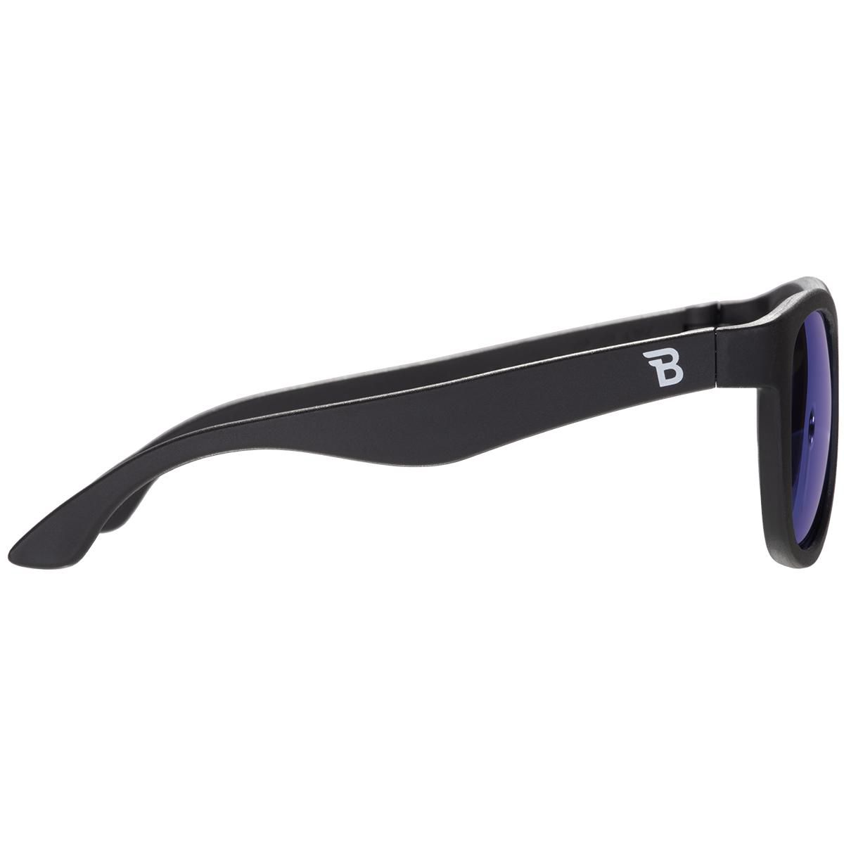 Babiators Jet Black Polarized Navigator with Cobalt Mirrored Lens - thumbnail 3