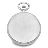 Black Bow Jewelry Swingtime Chrome-finish, Brass Mechanical Pocket Watch - 3 of 4