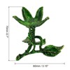 Unique Bargains Metal Rose Shape Elegant Photography Props Crystal Ball Stand - 2 of 4