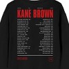 Kane Brown Drunk or Dreaming Tour Adult Black Crew Neck Sweatshirt - image 4 of 4