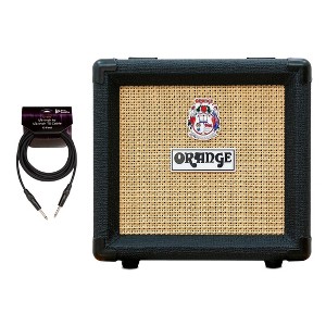 Orange Amplifiers PPC108 20W 1 x 8 Inch Black Speaker Guitar Cabinet Bundle - 1 of 4