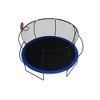 Okak 14 FT Pumpkin Trampoline with Basketball Hoop, Outdoor Trampoline with Enclosure Net and Ladder, Toddler Trampolines for Garden, Patio, Black - 4 of 4