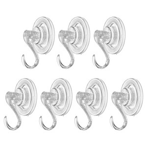 Unique Bargains Waterproof Reusable Vacuum Suction Cup Hooks and Hangers - 1 of 3