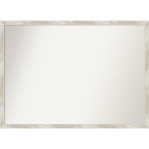 40" x 29" Non-Beveled Crackled Metallic Narrow Wall Mirror - Amanti Art: Polystyrene Frame, Includes Mount Hardware - 1 of 4
