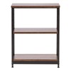 IRIS Wood and Metal Shelf Brown/Black - 2 of 4