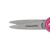 Fiskars 5" Sparkle SoftGrip Point Kids' Scissors Pink: Child Art & Stationery Tool, Metal & Plastic, Lifetime Warranty - 3 of 4