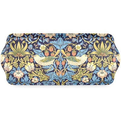 Pimpernel Morris and Co Strawberry Thief Melamine Sandwich Tray - 16.25" x 6.5"