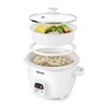 Aroma 20-Cup Rice Cooker & Food Steamer with Bonded Granite Nonstick Ceramic Pop-Up Steam Tray Restored - 3 of 4