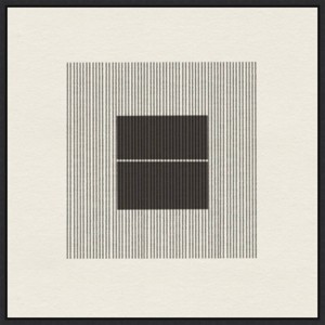 22" x 22" Paper Object No 6 by The Miuus Studio Framed Canvas Wall Art Print - Amanti Art: Modern Lithograph, Polystyrene Frame - 1 of 4
