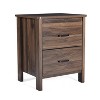NicBex 2 Drawers Nightstand with Sleek Bar Handles,Bedside Table with Storage Space,Modern Side Table for Bedroom - 2 of 4