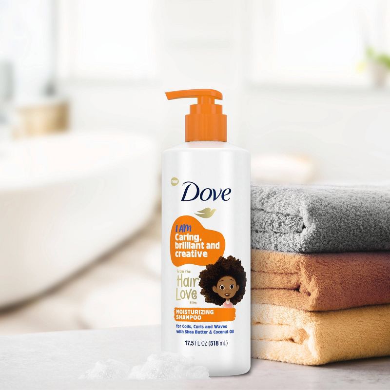 Dove Beauty Kids&#39; Moisturizing Pump Shampoo for Coils, Curls &#38; Waves - 17.5 fl oz, 6 of 12