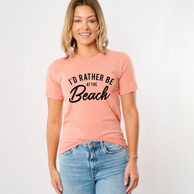 Simply Sage Market I'd Rather Be At The Beach Short Sleeve Tee