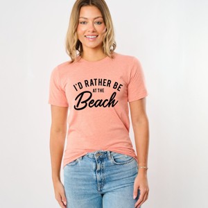 Simply Sage Market I'd Rather Be At The Beach Short Sleeve Tee - 1 of 4