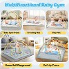 Skirfy 5-in-1 Baby Gym & Play Mat, Tummy Time Toys with Sensual Toys & 18 Balls for Newborns and Babies 0-12 Months, Whale - 3 of 4