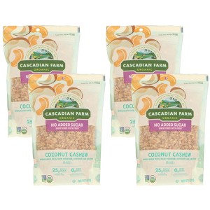 Cascadian Farm Organic Coconut Cashew Granola - Case of 4/11 oz - 1 of 4