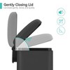 Stainless Steel Trash Can with Lid, 12L Trash Bin, Anti-Stain Touchless Kitchen Bathroom Garbage Can - 4 of 4