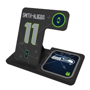 NFL Seattle Seahawks Players Game Tactic 15-Watt 3 in 1 Charging Station - 1 of 4