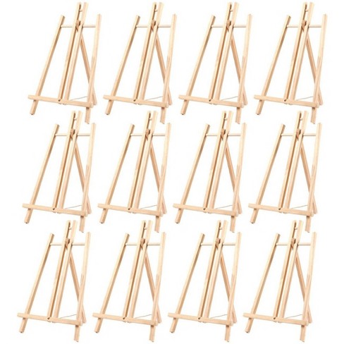 easel tabletop painting wood pack easels mini juvale stand crafts supplies inches standing brown target relidon