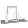 vidaXL Wall Shelves 4 pcs Gray 15.7"x3.5"x1.2" - 2 of 4