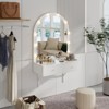 CAVINAS Wall Mounted Make Up Vanity Large Capacity Vanity with Mirror Stylish Vanity with Drawers for Bedroom, Barber Shop - 4 of 4