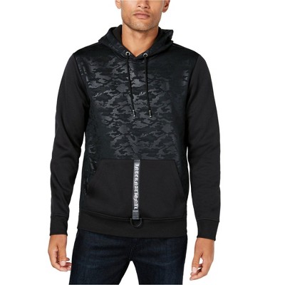 I.N.C International Concepts Mens Camo Hoodie Sweatshirt, Black, X-Large