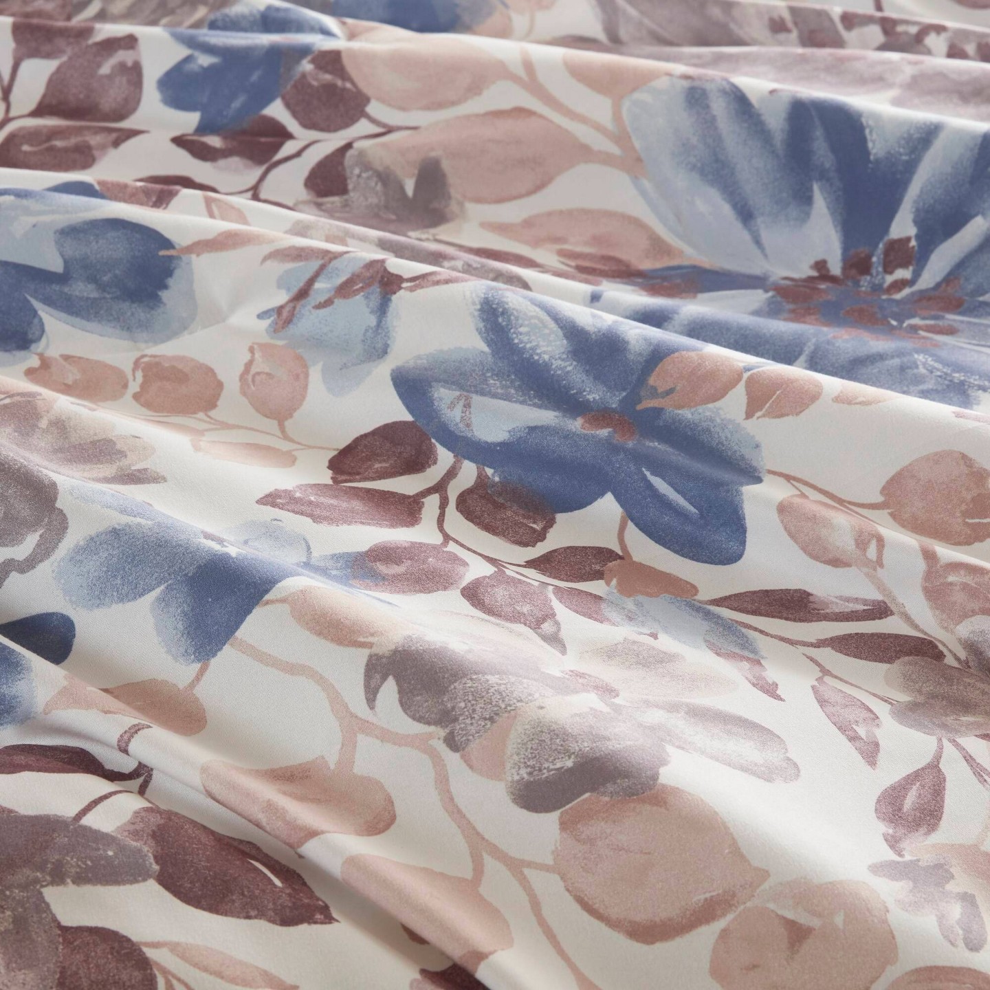 Комплект с одеялом Madison Park Queen Willow Floral Comforter Set with Bed Sheet Blue, цвет: С принтом — фото 6