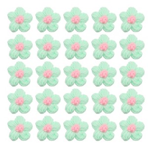 Unique Bargains Cotton Handmade DIY Floral Embroidered Applique Patches 50 Pcs - 1 of 4