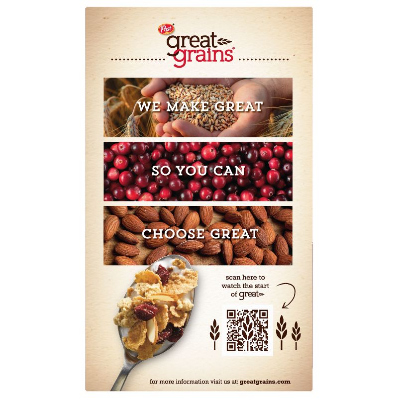 Great Grains Cranberry Almond Crunch Breakfast Cereal - 14oz - Post, 6 of 21