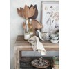 Storied Home Tulip Shaped Mango Wood Serving Board, Natural - 3 of 3