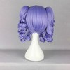 Unique Bargains Women's Curly Shoulder Length Ponytail Human Hair Wigs 14" with Wig Cap - 4 of 4