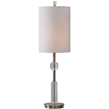 Uttermost Margo 33 1/4" Steel and Crystal Buffet Table Lamp