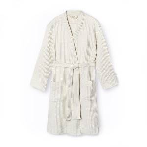 Goumi You'll Live In Mom Organic Waffle Robe - 1 of 4