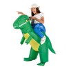 Inflatable Ride on Dinosaur Adult Costume - 3 of 4