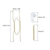 Unique Bargains Stainless Steel Invisible Wall Mount Vertical Decorative Plate Holders 1 Set - 2 of 4
