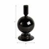 Modern Candle Holder with Round Bubble Sculptural Base - Decorative Candle Holder for Dining Table, Shelf Decor, or Entryway Accent - 4 of 4