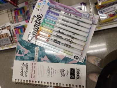 S-Note Creative Markers, Assorted Ink Colors, Bullet/Chisel Tip