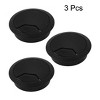 Unique Bargains 62mm Computer Desk Table Grommet Cable Port Wire Hole Cover 3 Pcs - 2 of 4