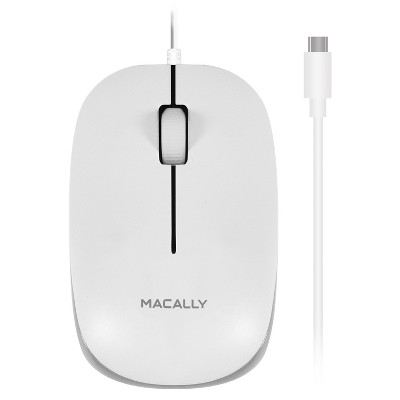 Macally Wired Computer USB-C Mouse