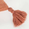 20"x20" Oversize Striped Square Throw Pillow Cover with Tassels - Rizzy Home - 3 of 4