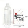 Big Dot of Happiness Red and Gold Friendsmas - Friends Christmas Party Thank You Cards (8 Count) - 3 of 4