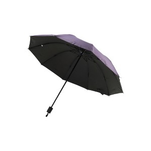 Unique Bargains Outdoor Umbrella 10-rib Twill Business Manual Umbrella Sun Protection Impact Cloth Vinyl 42.52"x29.13" 1 Pcs - 1 of 4