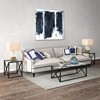  22' Geometric Metal  Side Table in Black - Henn&Hart - 4 of 4