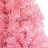 vidaXL Christmas Tree Holiday Decoration Artificial Xmas Tree with Stand PVC - Pink 8 x 4 ft - 4 of 4