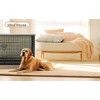 Dog Crate Furniture for Medium Dogs - 32.5" Wooden Dog Kennel with Double Doors, Removable Tray, Wheels & Side End Table - 4 of 4