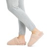 Jessica Simpson Womens Cable Knit Scuff Slippers - 4 of 4