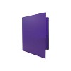 JAM Paper Heavy Duty Plastic Two-Pocket School Folders Purple 108/Pack 0946179B - image 4 of 4